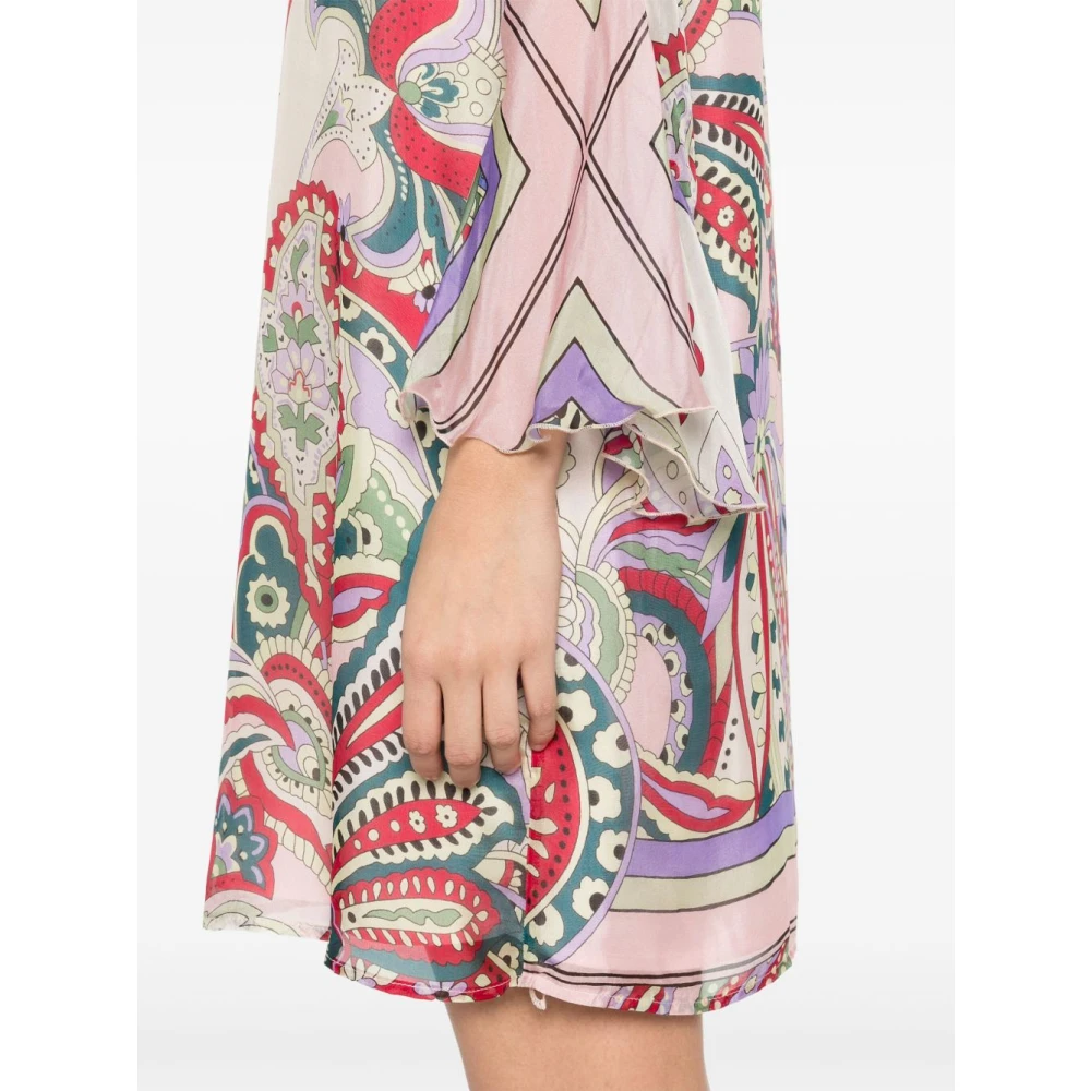 Liu Jo Multicolor Patroon Korte Jurk Multicolor Dames