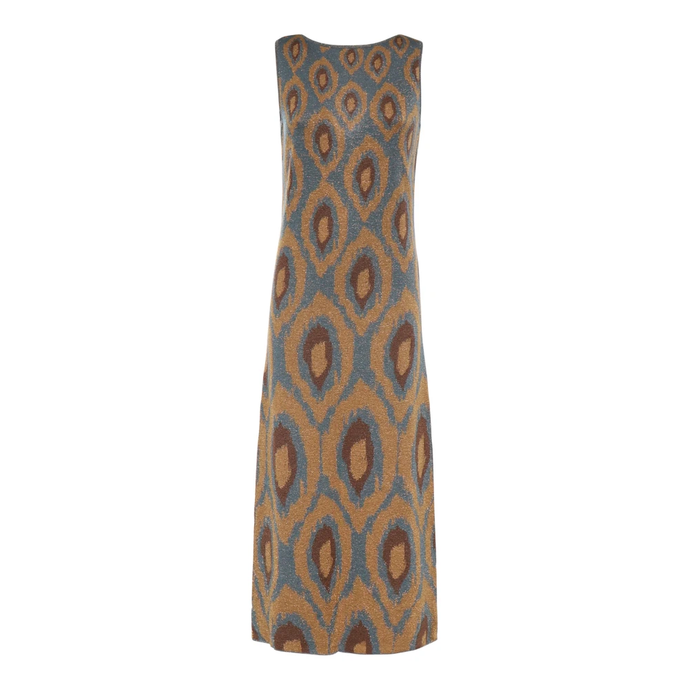 Akep Women's Multicolor Abito Lungo In - Maxi Dresses - M - Dresses