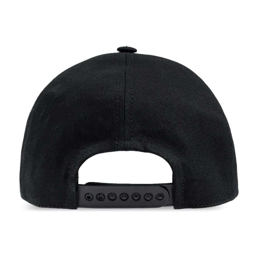Courrèges Pet met klep Black Dames