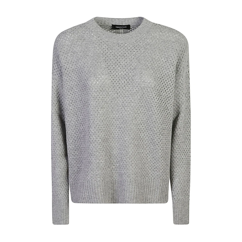 Fabiana Filippi Elegante Grijze Sweaters Gray Dames