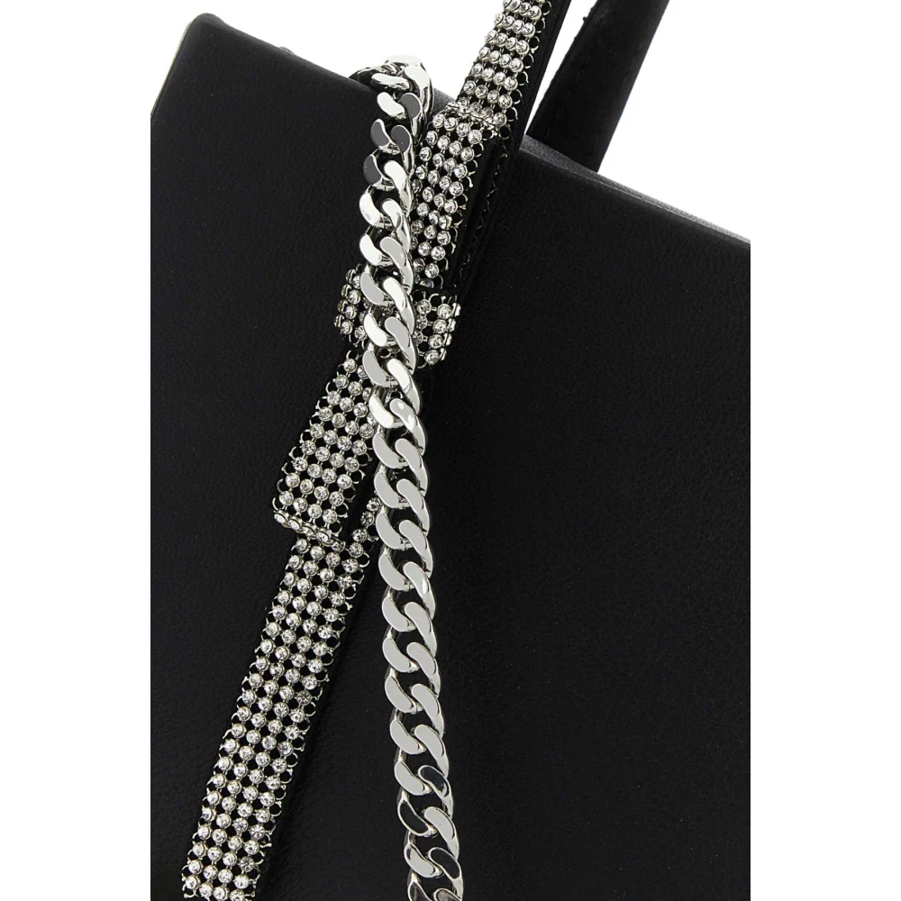 Kara Zwarte Nappa Leren Handtas Black Dames