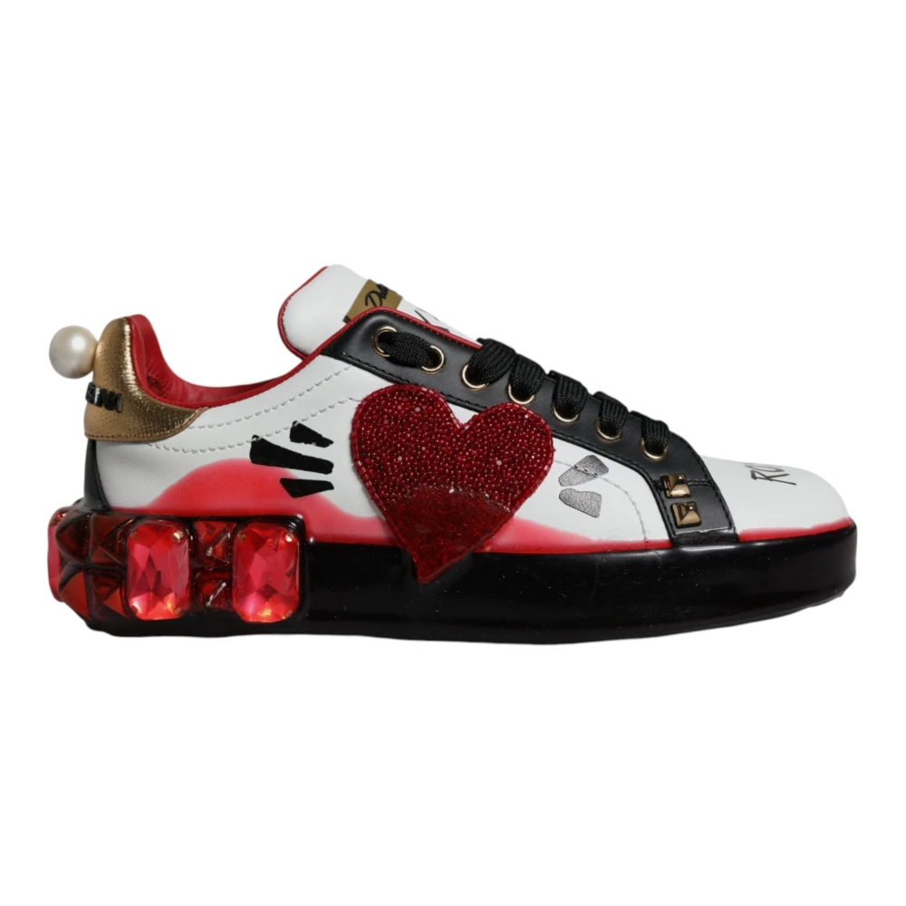 Dolce & Gabbana Women's Multicolor Portofino Trainers - Sneakers - 2 Uk - Shoes