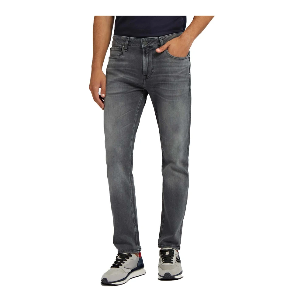 Guess Slim-fit Jeans Gray Heren