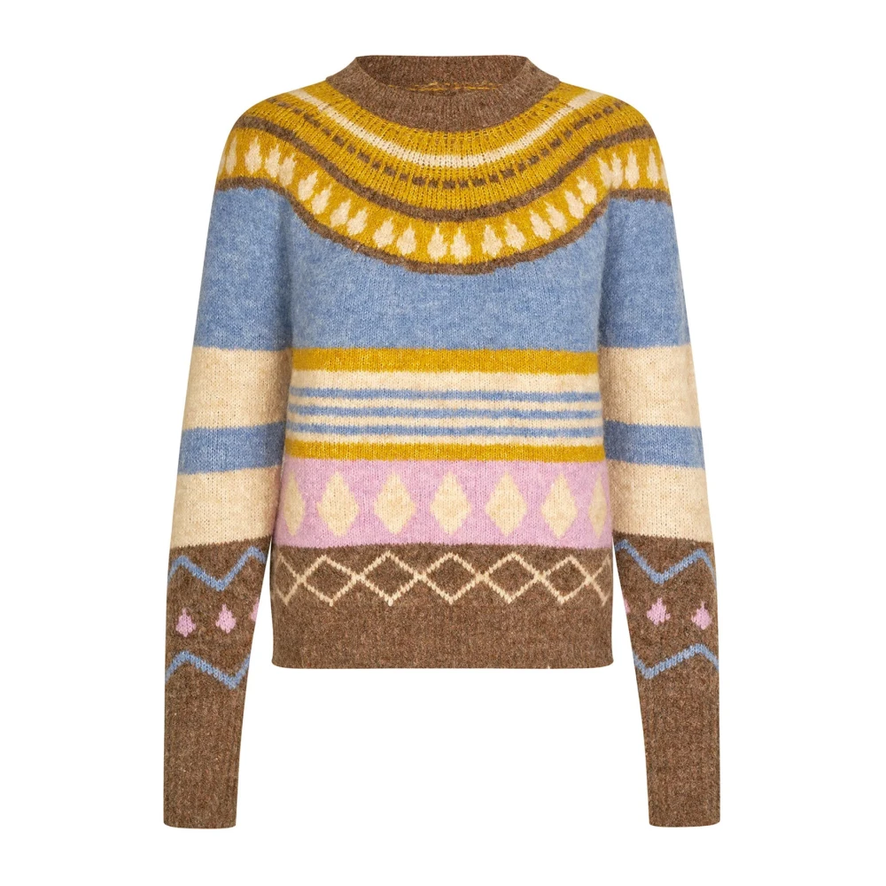 Lollys Laundry Kleurrijke Gestreepte Trui Multicolor Dames