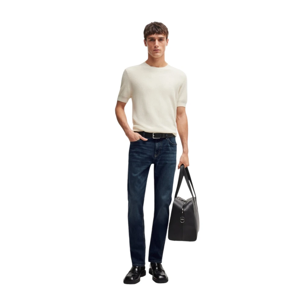 Boss Klassieke Denim Jeans voor dagelijks gebruik Blue Heren