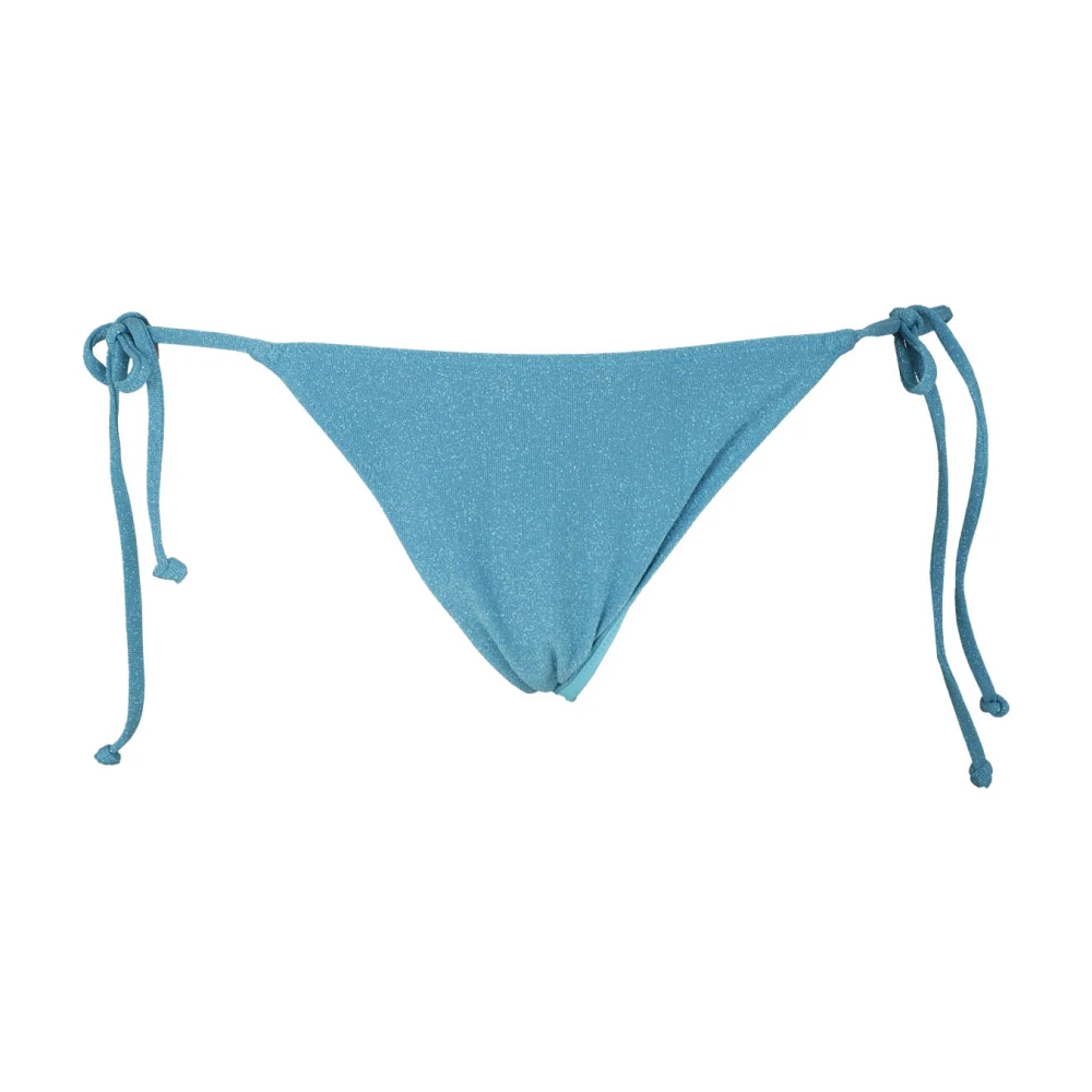 MC2 Saint Barth Braziliaanse String Bikini Broek Blue Dames