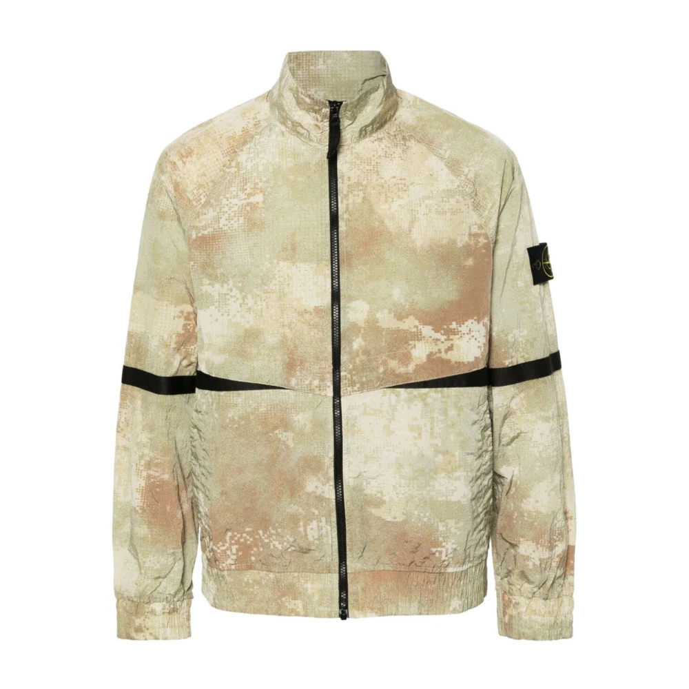 Stone Island Abstract Patroon Track Jacket Multicolor Heren