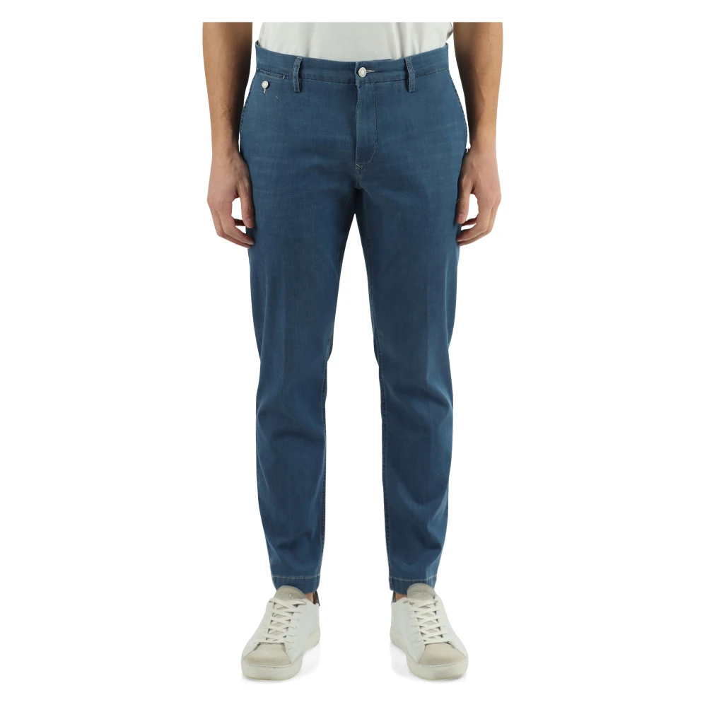 Replay Trousers Blue Heren