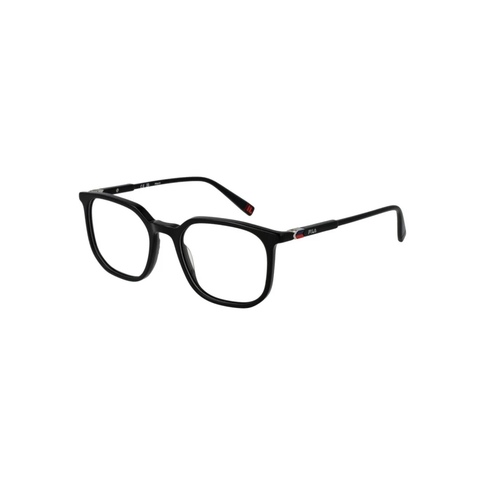 Fila Unisex Black Glasses, One Size, Optical Frame