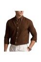 linen-shirt-brown-modern-fit-lightweight