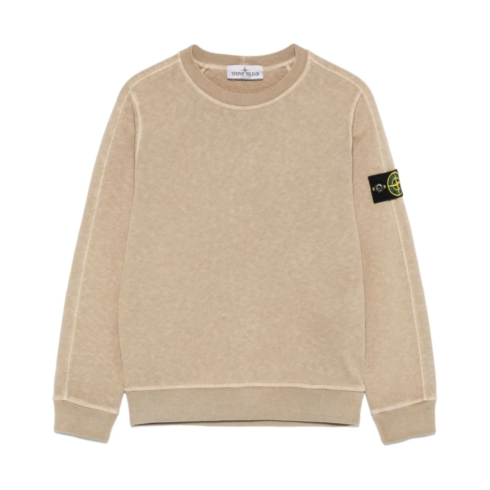 Stone Island Boys Beige Knitwear,, Jumper Size 12 Y