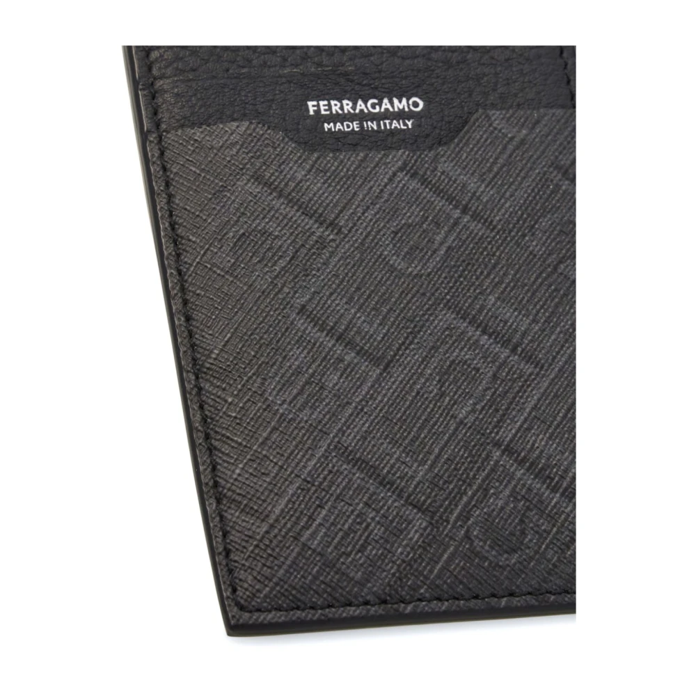 Salvatore Ferragamo Grijze Portemonnees voor Mannen en Vrouwen Gray Heren