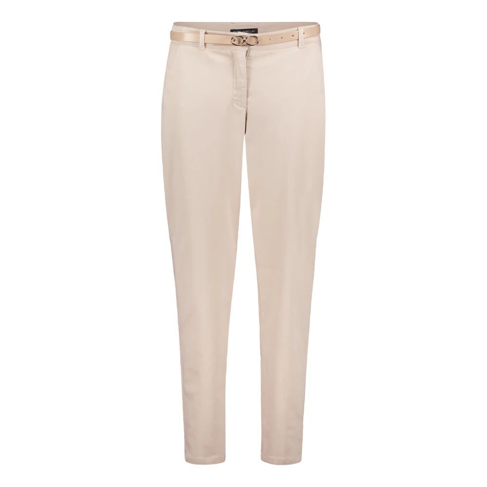 Betty Barclay Chino-broek met relaxte pasvorm Beige Dames