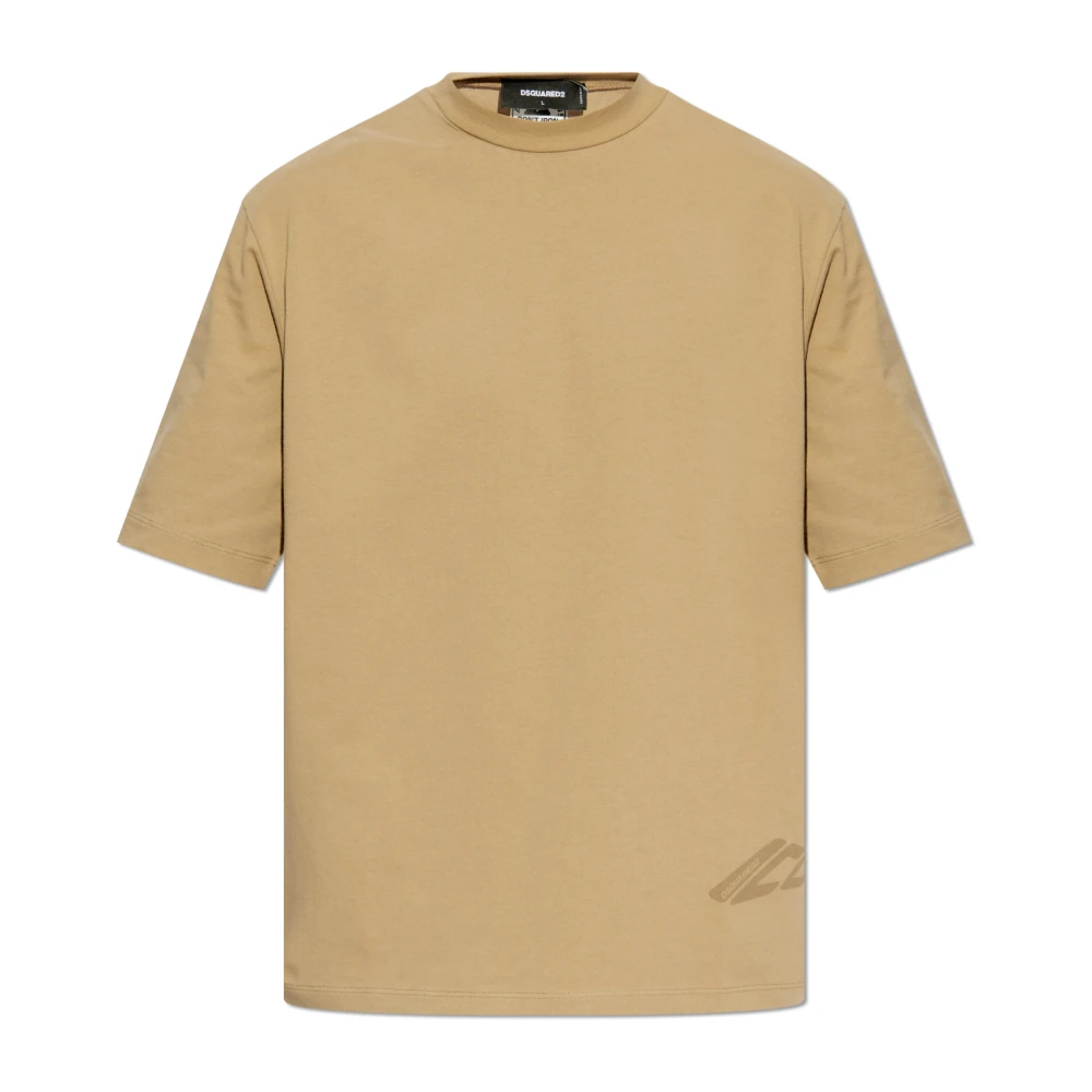Dsquared2 T-shirt met logo Green Heren