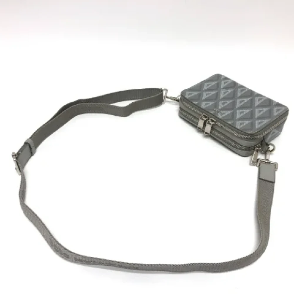 Dior Vintage Pre-owned Fabric dior-bags Gray Dames