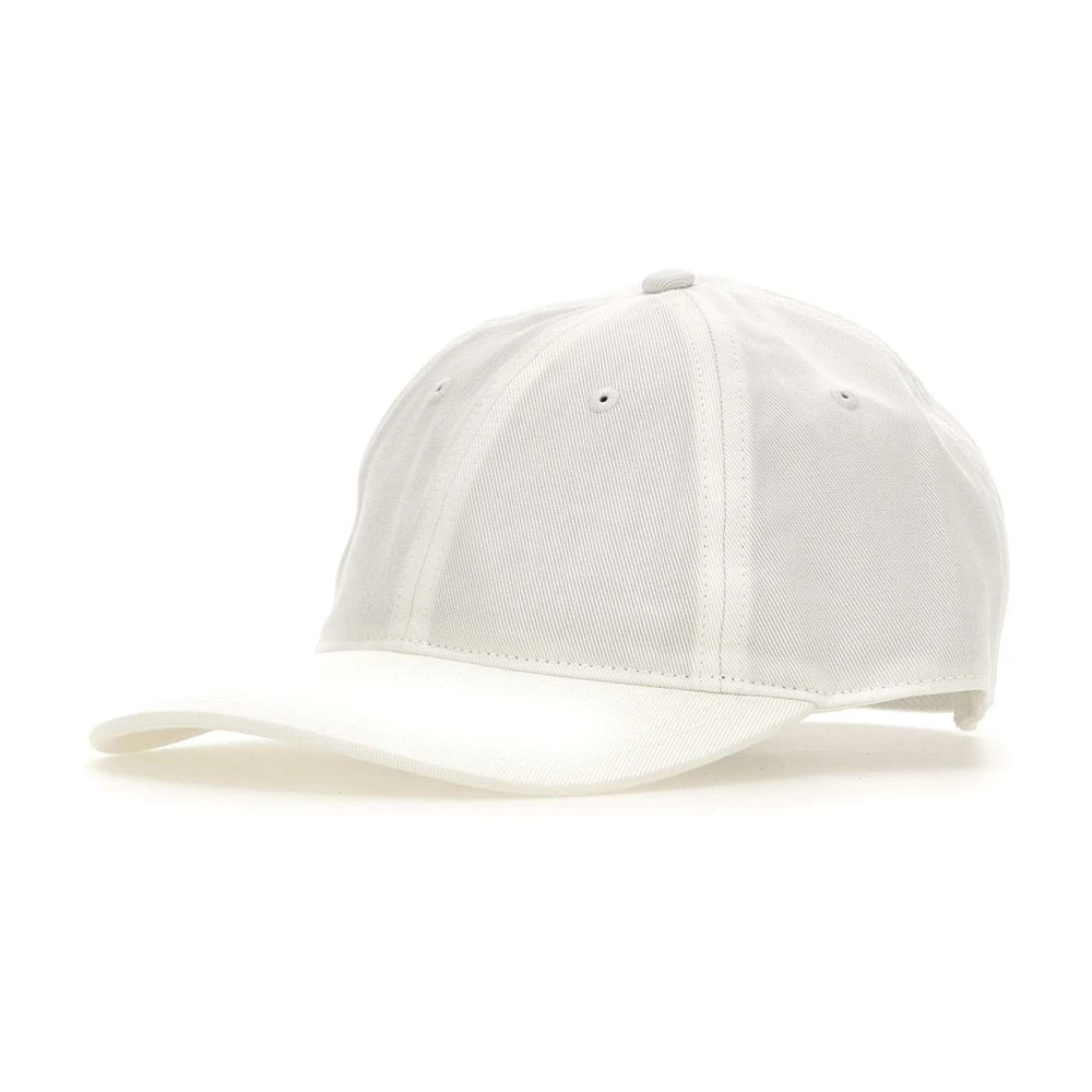 Lacoste Unisex White Hats & Caps, One Size, Cotton Twill Cap