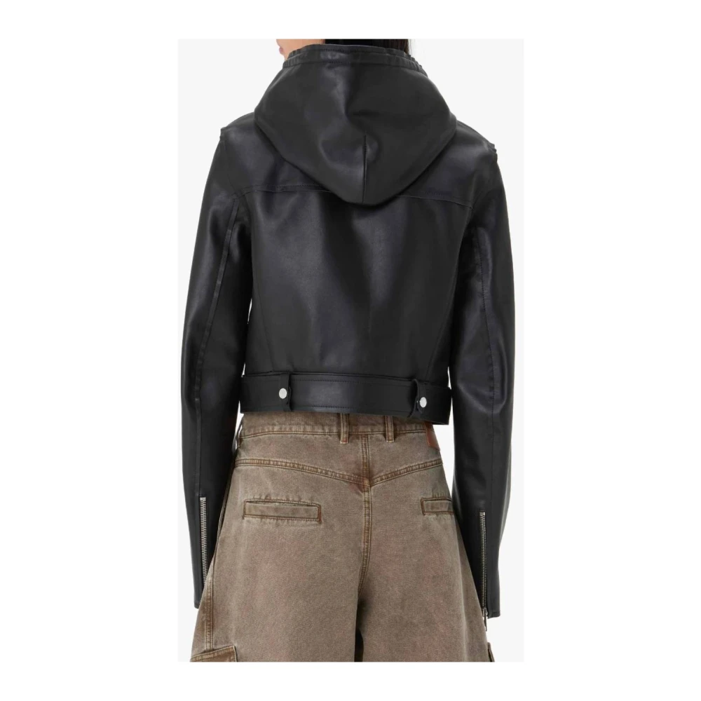 JW Anderson Capuchon Biker Jack Black Dames