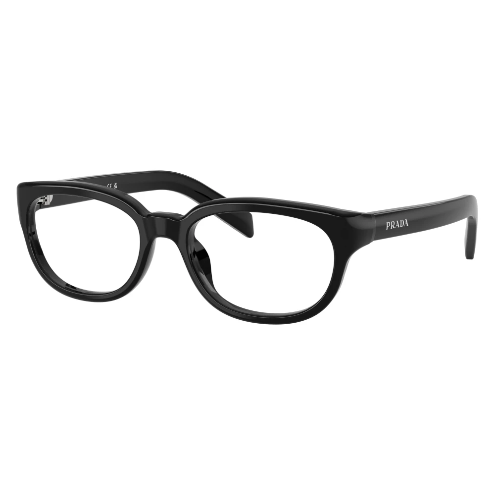 Prada Transparent Woman Pr D03vu 16K1o1 Optical Frames Acetate Black Pantos Normal - Image 2