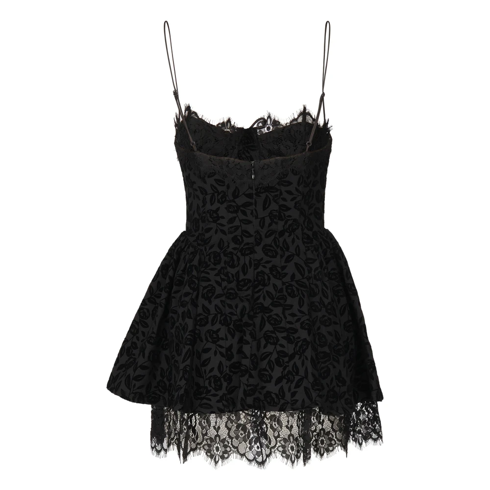 For Love & Lemons Zwarte jurken met verstelbare bandjes Black Dames