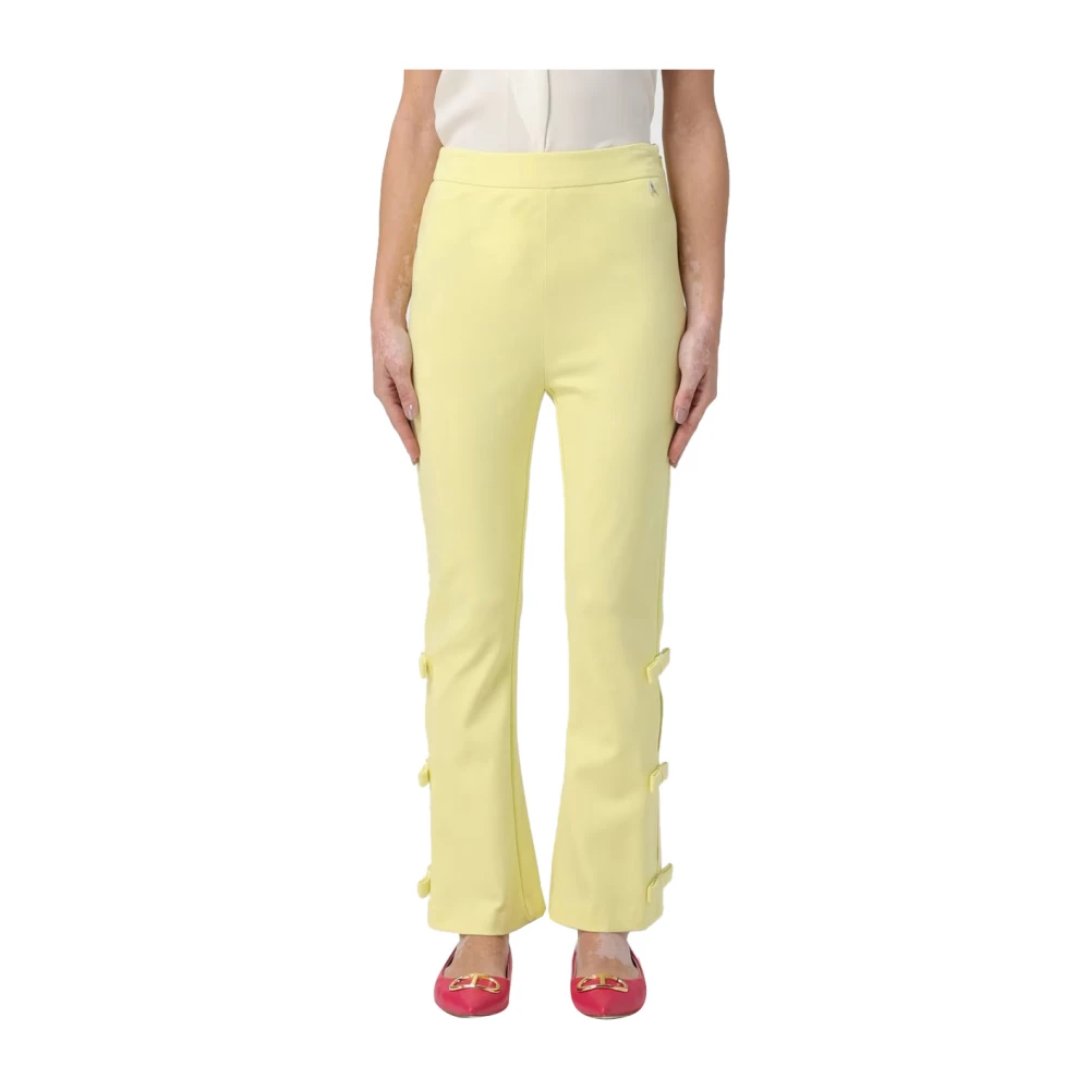 Actitude Wide Trousers Yellow Dames