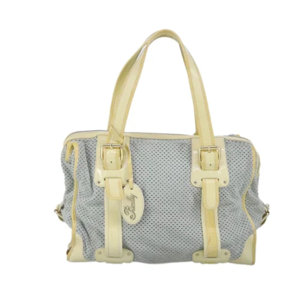 Bally Pre-owned Leather handbags Gray Dames