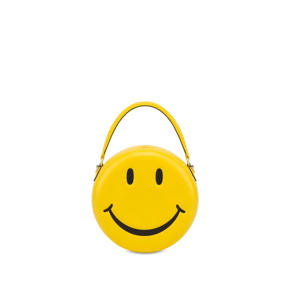 Moschino Gele Cirkelvormige Tas Yellow Dames