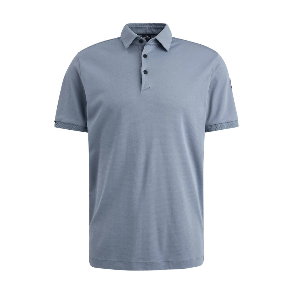 Vanguard Korte Mouw Polo Interloc Stijl Blue Heren
