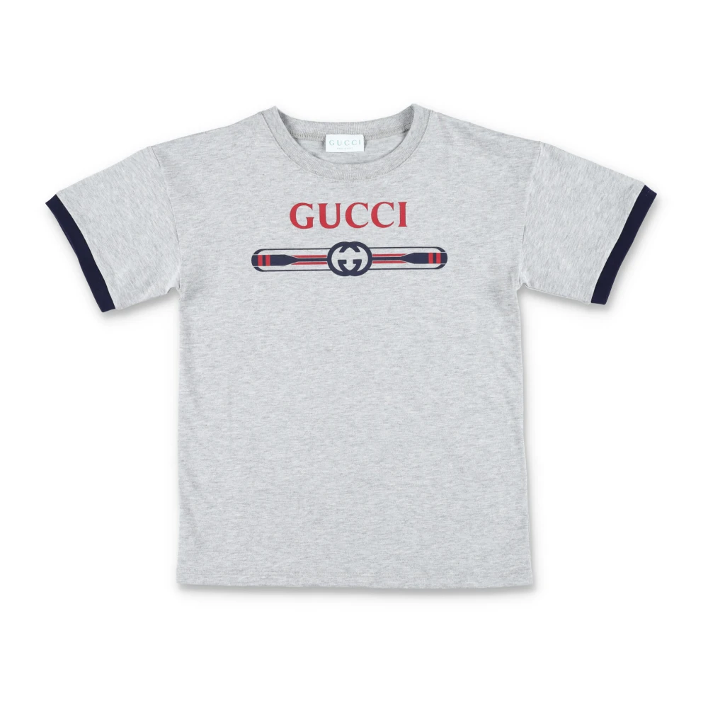 Gucci Pojkars Snygg Grå T-shirt Gray, Pojke