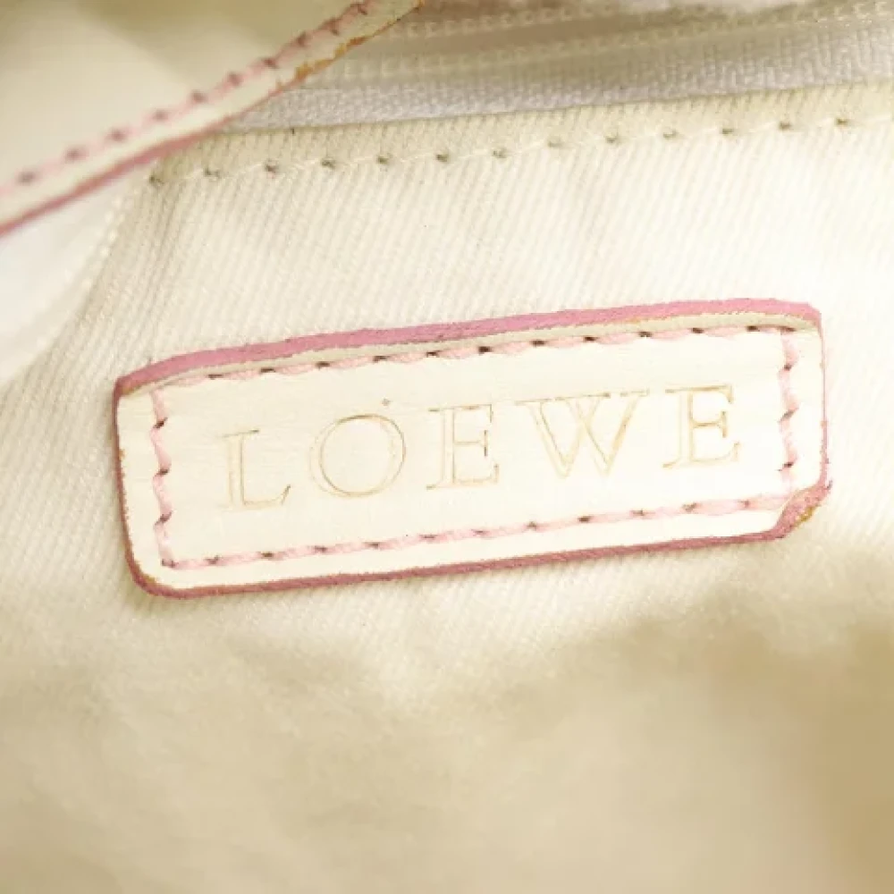 Loewe Pre-owned Canvas shoulder-bags Pink Dames