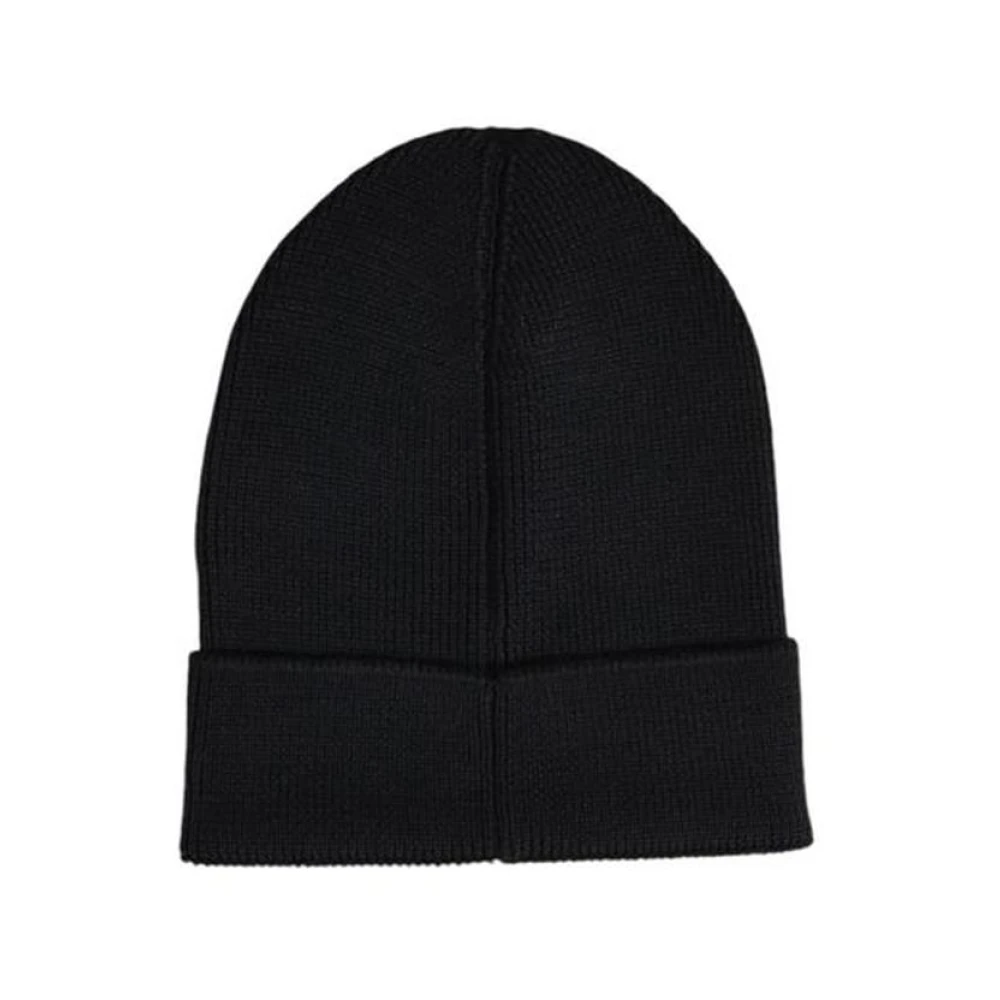 Hugo Boss Zwarte wollen blend modehoed Black Heren