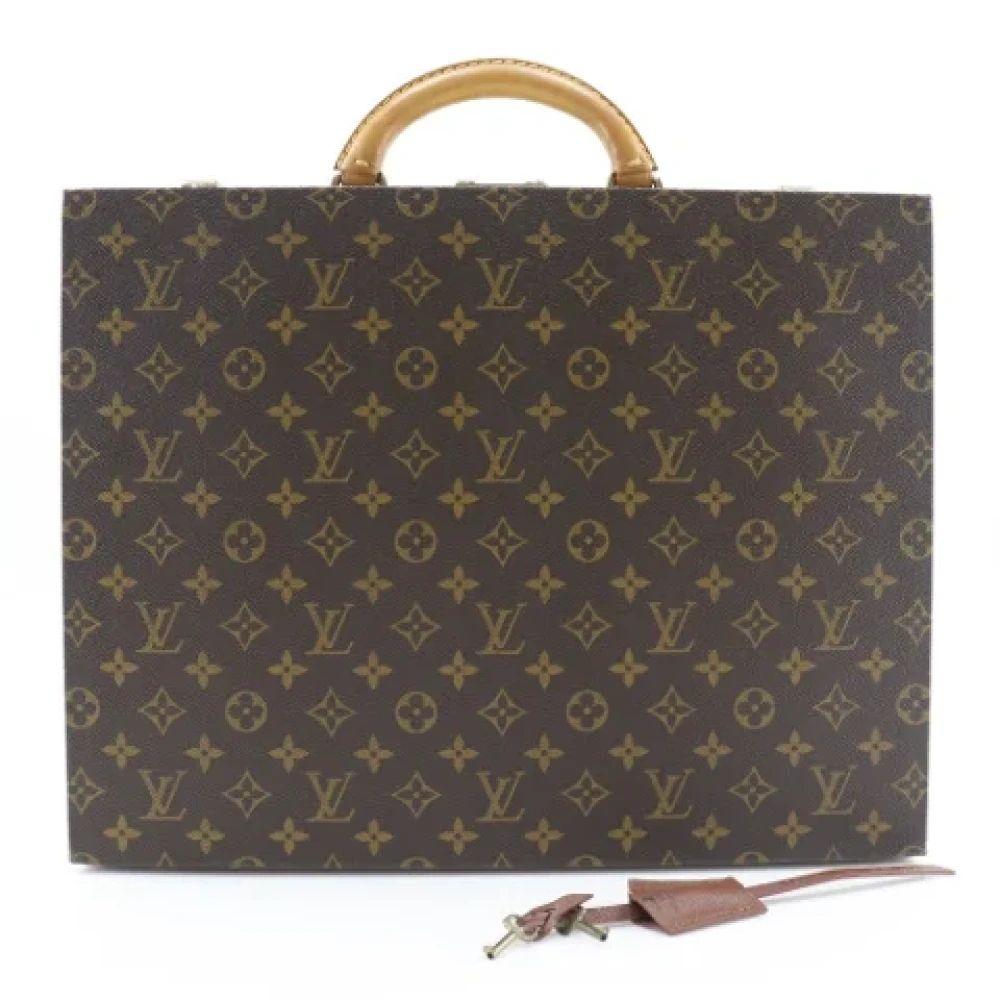 Louis Vuitton Vintage Pre-owned Canvas briefcases Brown Dames
