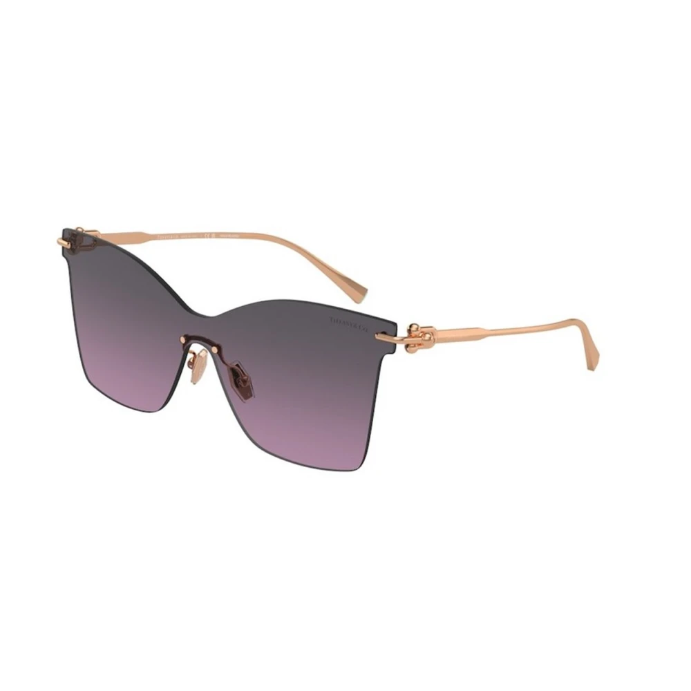 Tiffany Women's Gray Violet And Gradient Sunglasses