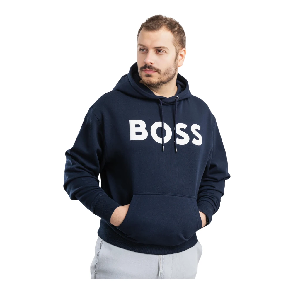 Hugo Men's Blue Hoodie - Hoodies - Xl - Sweatshirts & Hoodies