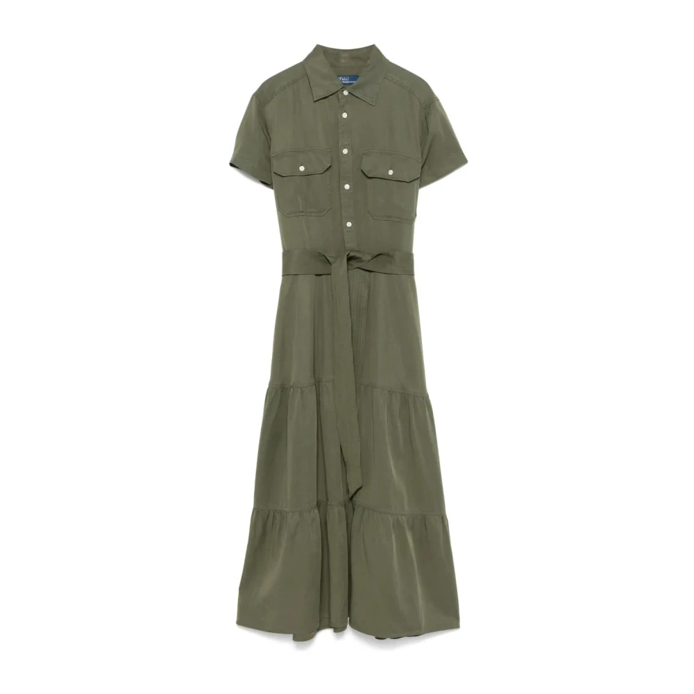 Polo Ralph Lauren Donna Verde Abiti, S, New,