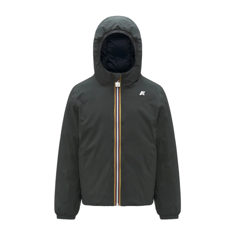 K-Way Unisex Multicolor P. Jack St Thermo Double Jacket In Dark Green/Blue - Image 2