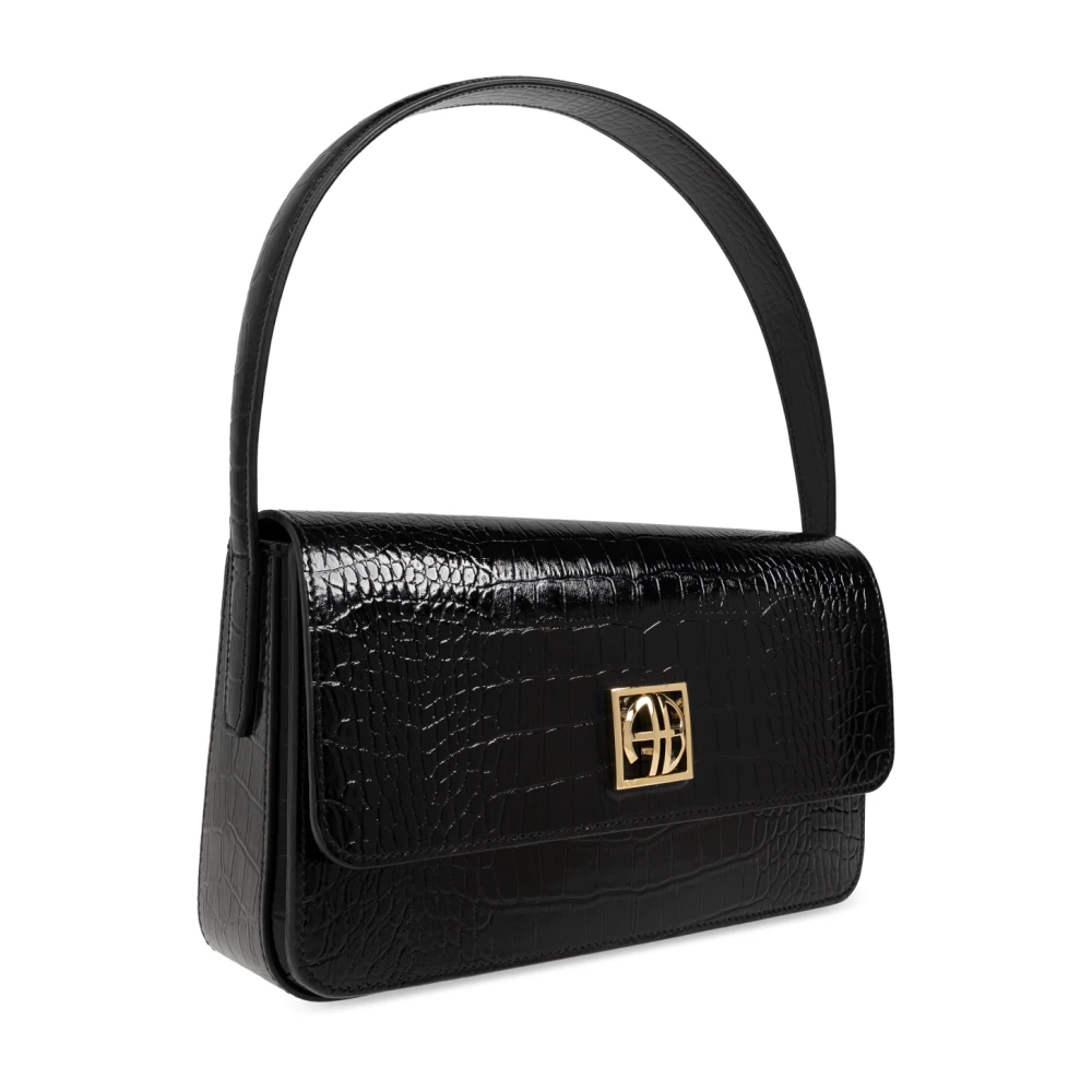 Anine Bing Schoudertas Black Dames
