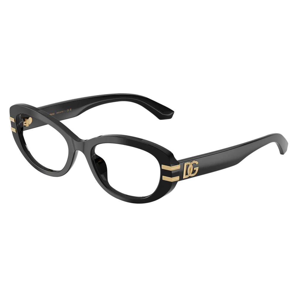 Dolce & Gabbana Damen Transparent Dg3455 501 Optische Fassungen Acetat Schwarz Schmetterling Normal - Bild 4
