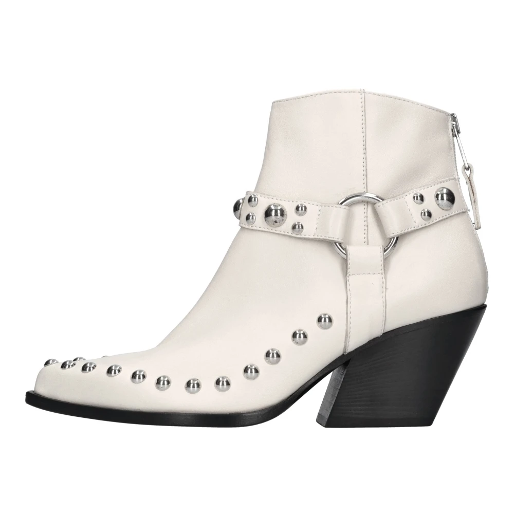 Elena Iachi Vrouw Beige Schoenen Dames, 36 Eu, Laarzen Crème