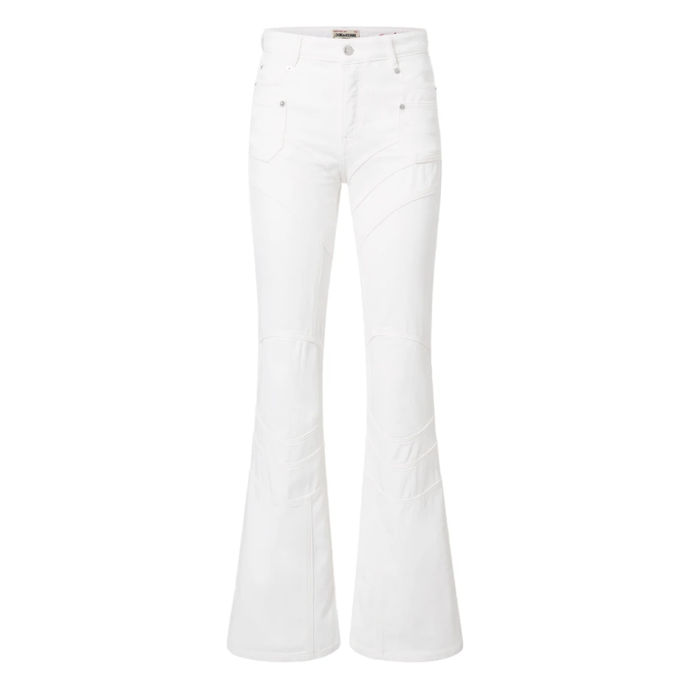 Zadig & Voltaire Boot-cut Jeans White Dames