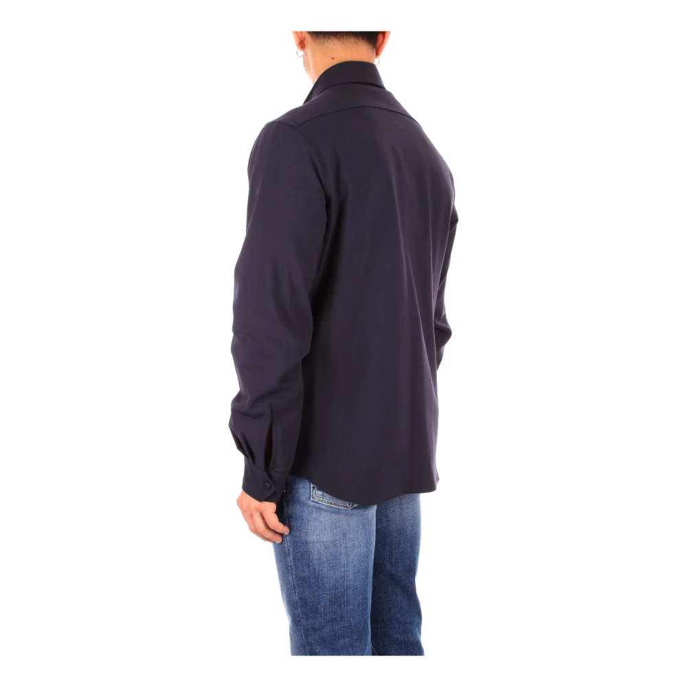 Aspesi Shirt Jacket Blue Heren