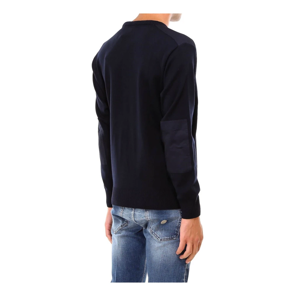 PAUL & SHARK Wollen Crew Neck Sweatshirt voor Mannen Blue Heren