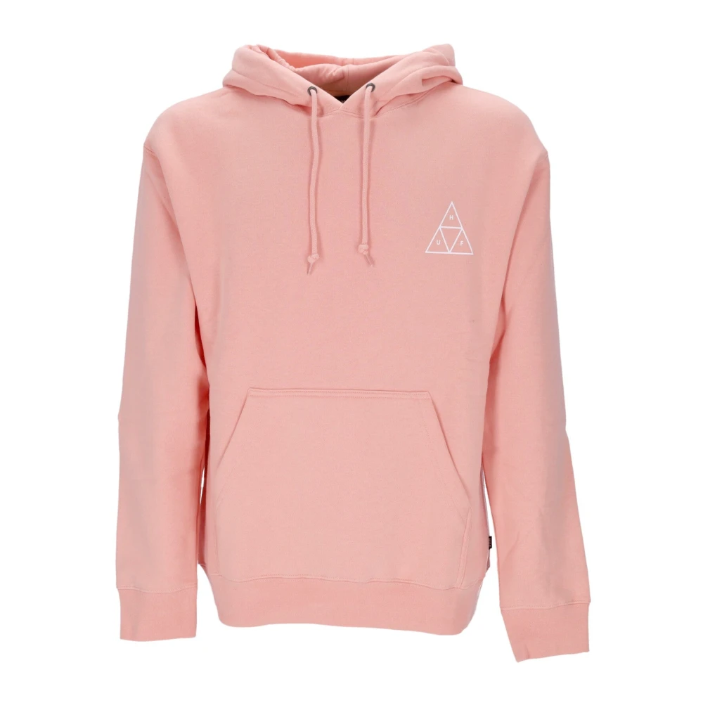 Huf Men's Pink Coral Hoodie With Kangaroo Pocket - Hoodies - Xl - Sweatshirts & Hoodies