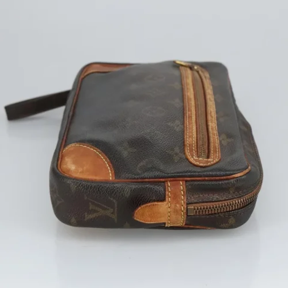 Louis Vuitton Vintage Pre-owned Canvas clutches Brown Dames