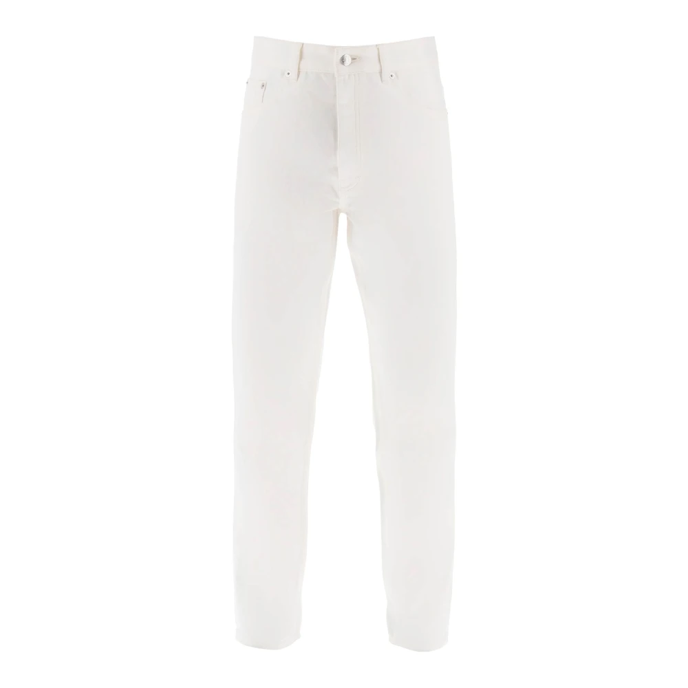 Maison Kitsuné Slim-fit Jeans White Heren