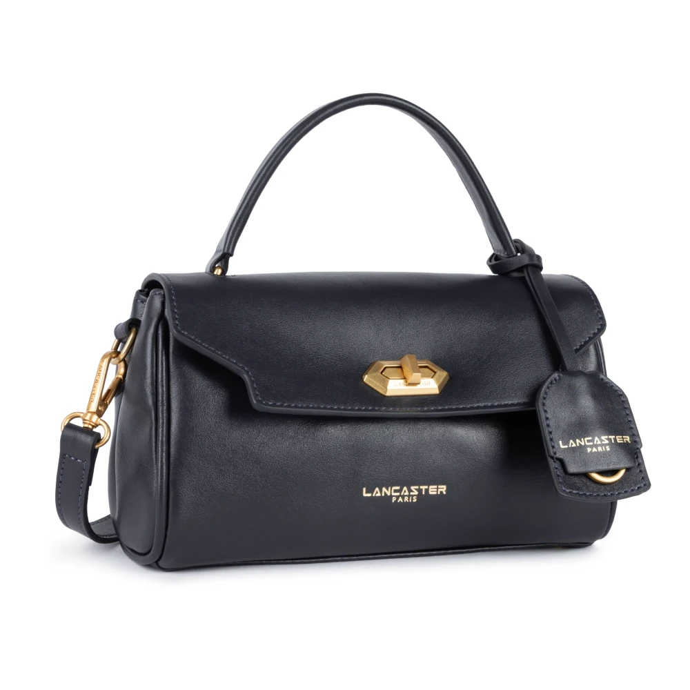 Lancaster Flap handtas met sluiting en zakken Blue Dames