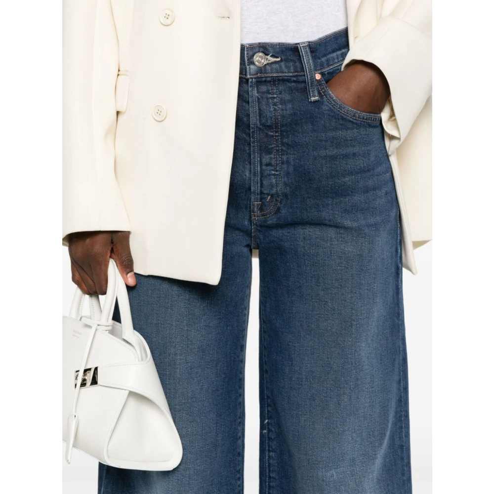 Mother Wijde Pijp Cannonball Jeans Blue Dames
