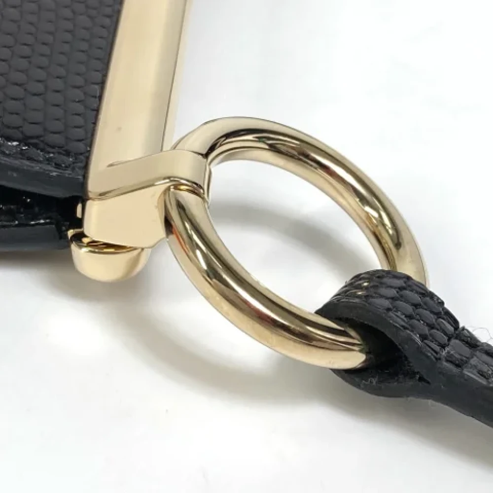 Hermès Vintage Pre-owned Fabric shoulder-bags Black Dames