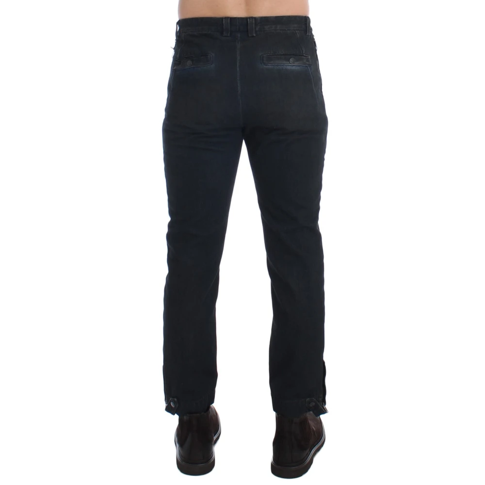 Costume National Blauwe Slim Fit Denim Jeans Blue Heren