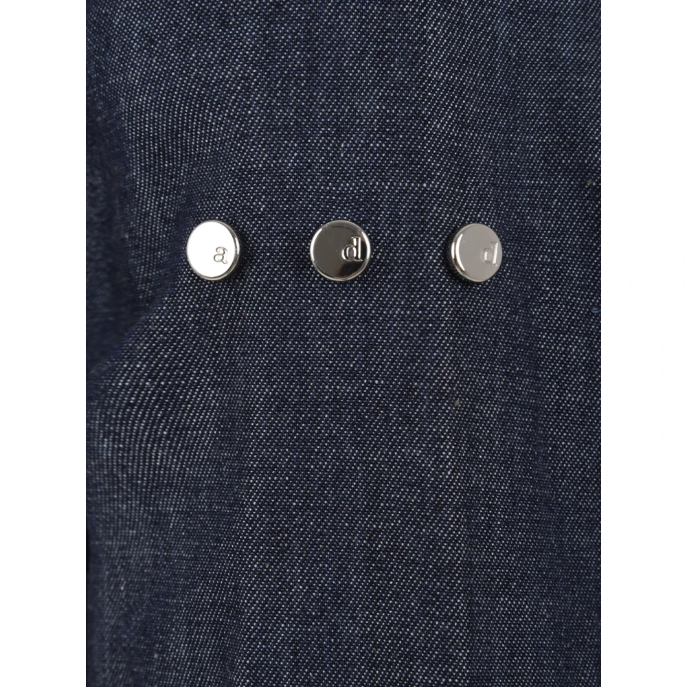 add Stijlvolle Jas Model 9Awr12Br Blue Dames