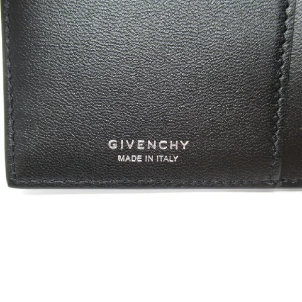 Givenchy Pre-owned Leather wallets Black Unisex
